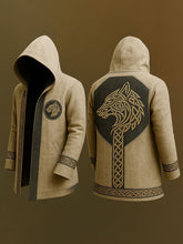 Vintage-Strickjacke im Viking-Stil für Herren